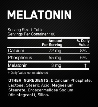 Optimum Melatonin Ingredients